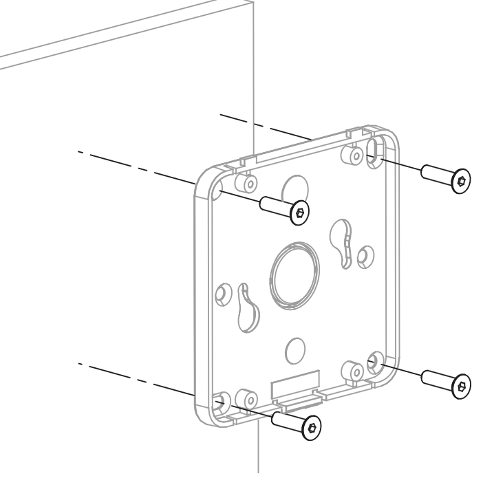Wall mount screws