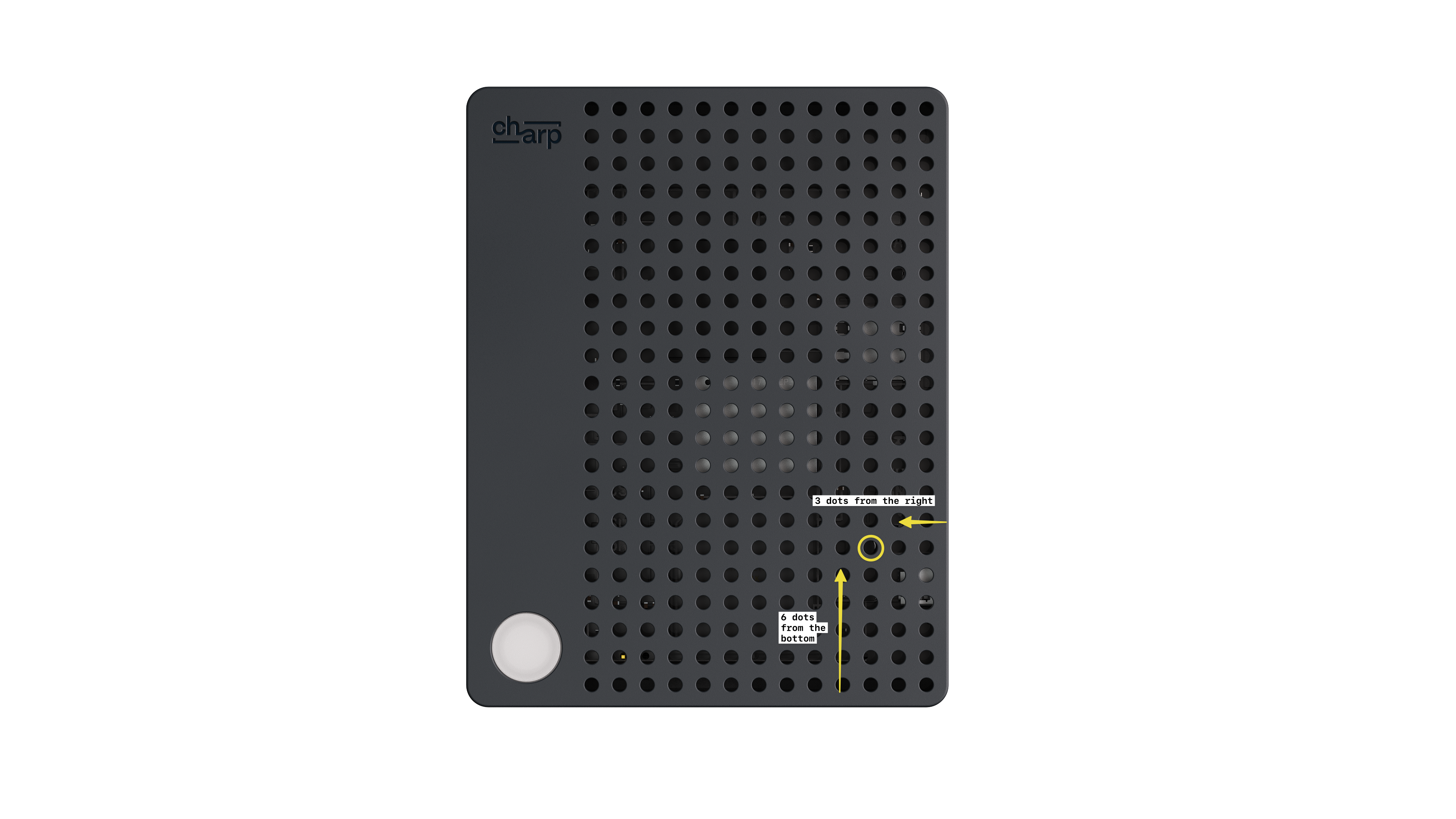 Button location